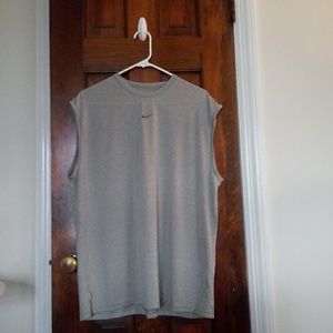 Gray Nike dri fit workout tank